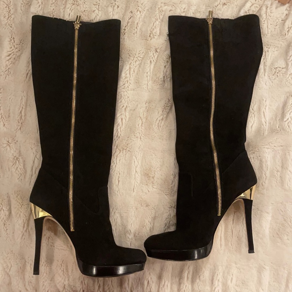 Michael Kors Suede Black Boots - Brand new